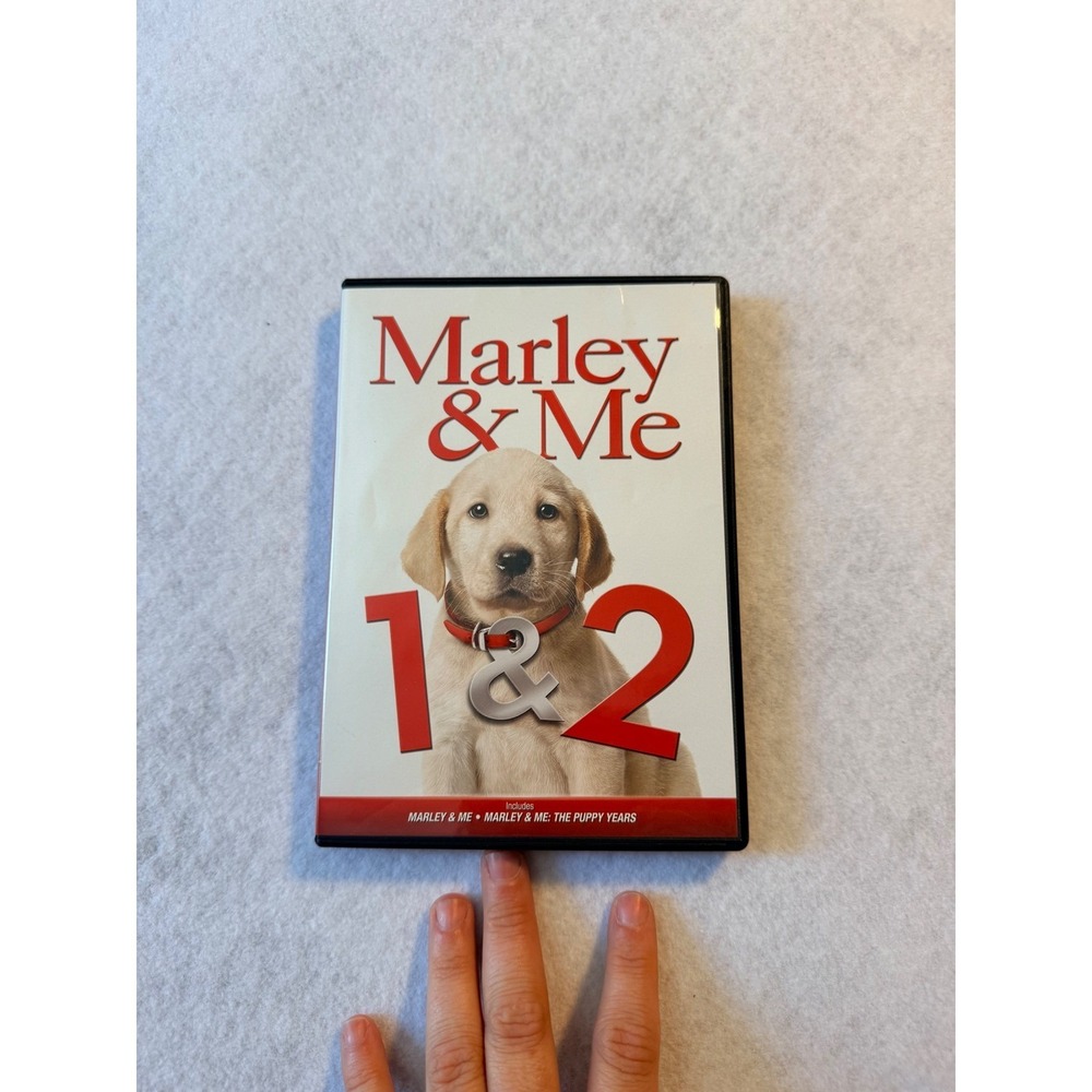 Marley & Me 1 & 2 Movie Collection DVD Puppy Years Owen Wilson Jennifer Aniston